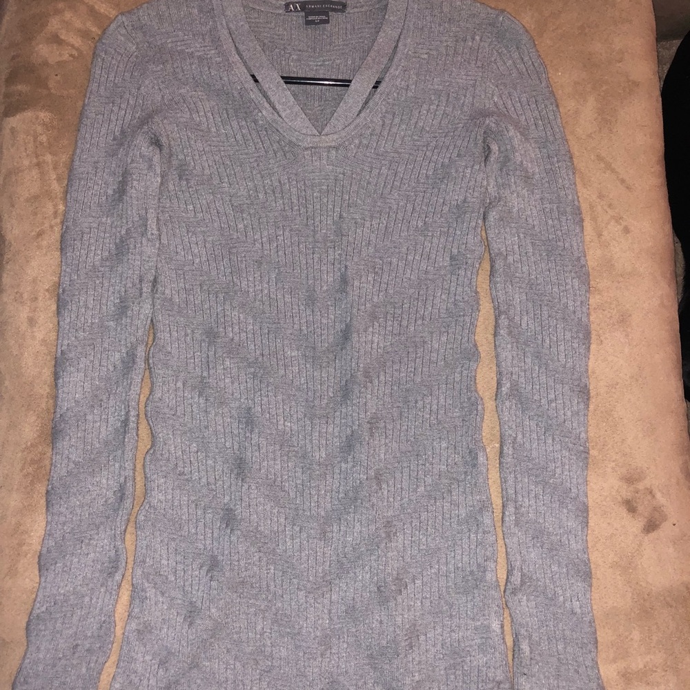 Armani Grey sweater dress
